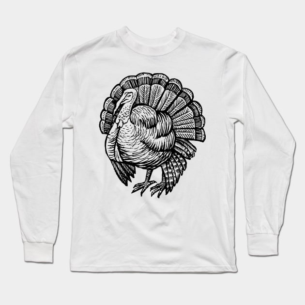 Turkey Long Sleeve T-Shirt by BadDesignCo